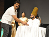 Srinivas felicitating the Sufi Dancers